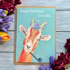 Jen Winnett Happy Birthday You Old Goat Eco-card