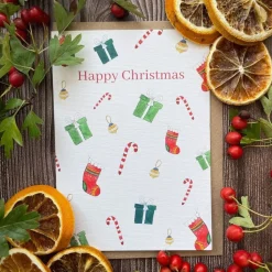 Jen Winnett Happy Christmas Eco-Friendly Card