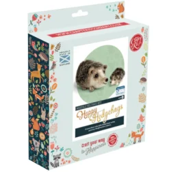 The Crafty Kit Co. Happy Hedgehogs Needle Felting Kit