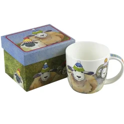 Emma Ball Happy Sheep Bone China Mug (Boxed)