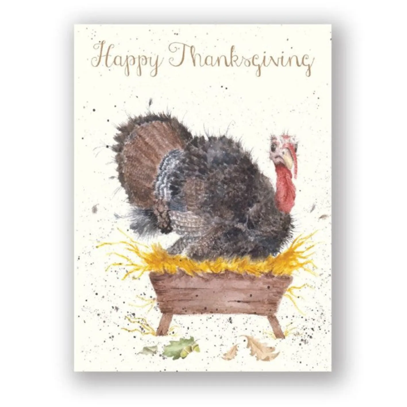 Wrendale Designs Happy Thanksgiving Card