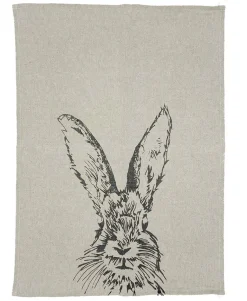 Selbrae Hare Linen Tea Towel