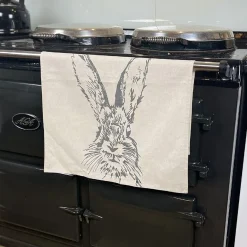 Selbrae Hare Linen Tea Towel
