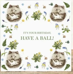 West Country Designs 'Have A Ball' Hedgehogs Birthday Card