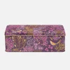 Sara Miller London Haveli Garden Plum Songbird Long Deep Rectangular Tin