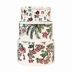 Emma Bridgewater Hawthorn Berries Set of 3 Round Cake Tins
