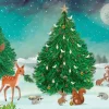 Roger La Borde Heart of the Forest Gold Foil Christmas Petite Card Pack