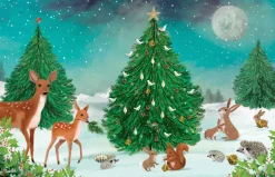 Roger La Borde Heart of the Forest Gold Foil Christmas Petite Card Pack