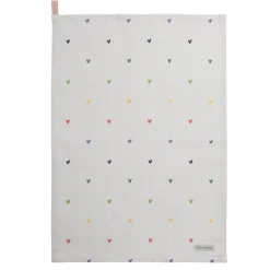 Sophie Allport Hearts Multicolored Tea Towel