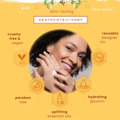 Heathcote & Ivory Heathcote & Ivory Busy Bee Vegan Hand Cream Tin