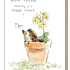 Paper Shed Design Hedgehog "New Home Wishing you happy times" Greetings Card