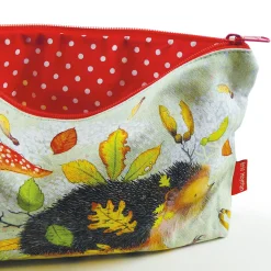 Emma Ball Hedgehog Zipped Pouch