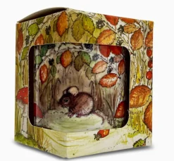 Heaven Scent Hedgerows Bone China Pot Candle - Mouse