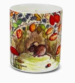 Heaven Scent Hedgerows Bone China Pot Candle - Mouse