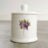Toasted Crumpet Hellebore Bone China Sugar & Condiment Pot