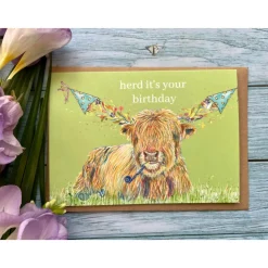 Jen Winnett Herd It's Your Birthday Eco-card