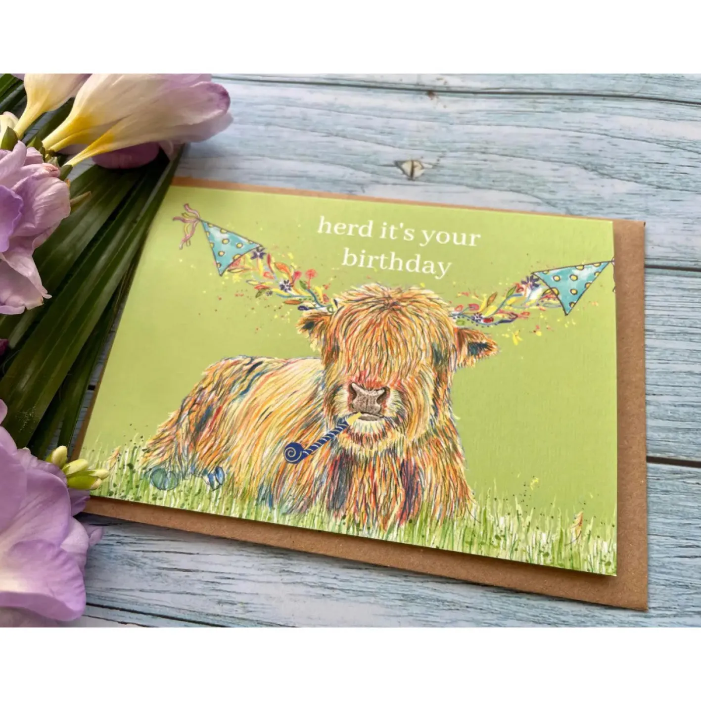 Jen Winnett Herd It's Your Birthday Eco-card