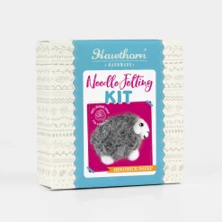 Hawthorn Handmade Herdwick Sheep Brooch Felting Kit