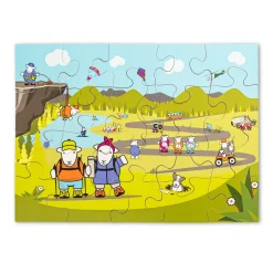 The Herdy Company Herdy Adventures Wooden Jigsaw Puzzle - 20 Piece Puzzle