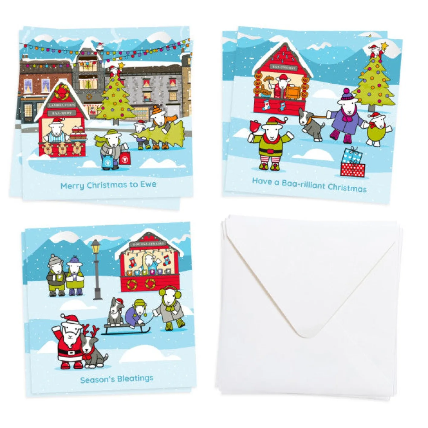 The Herdy Company Herdy Christmas Card 6 Pack