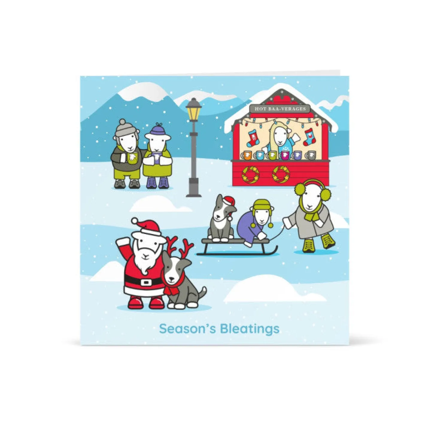The Herdy Company Herdy Christmas Card 6 Pack