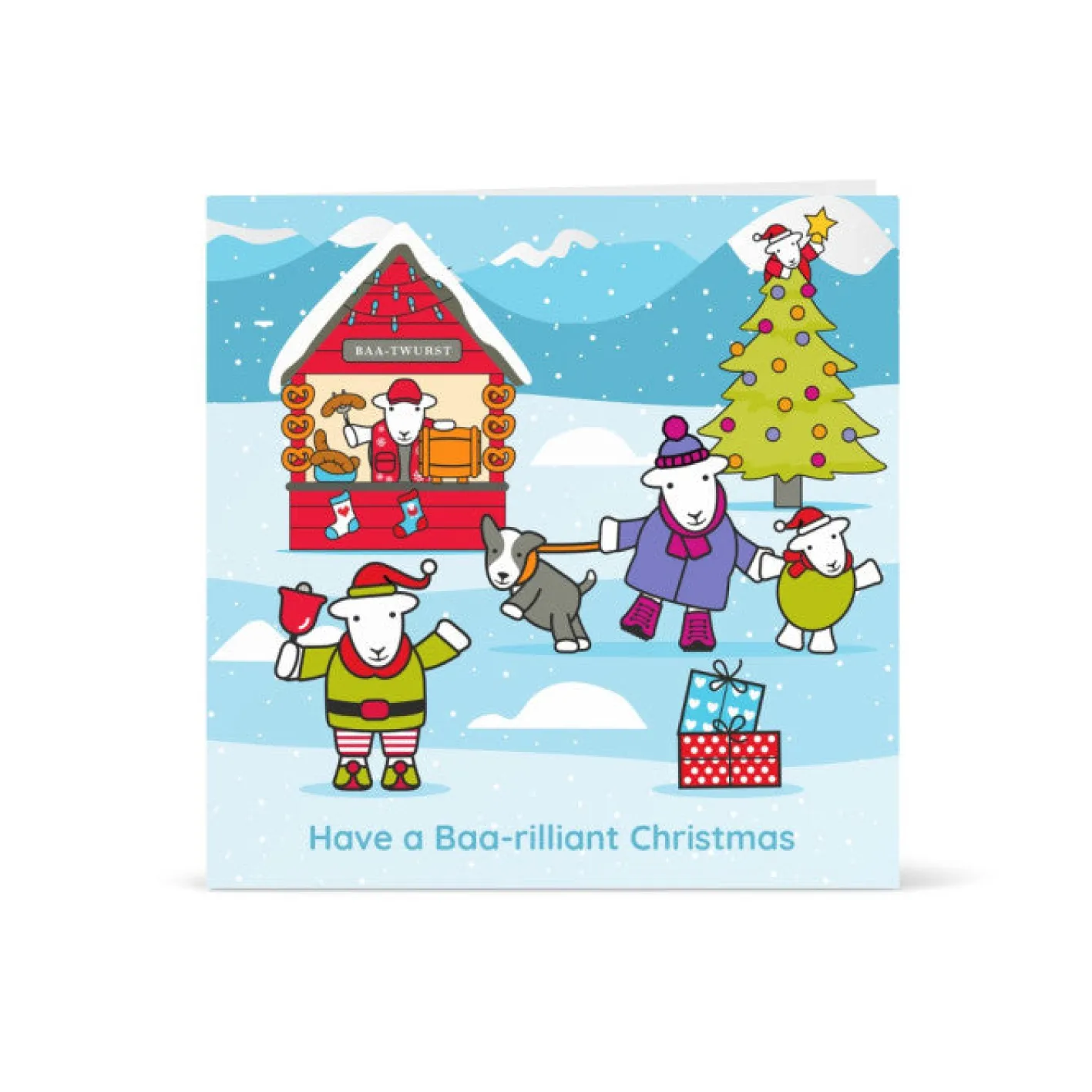 The Herdy Company Herdy Christmas Card 6 Pack