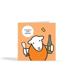 The Herdy Company Herdy Congrat-ewe-lations! Card