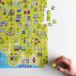 The Herdy Company Herdy Lake District Map Jigsaw Puzzle - 500 Piece Puzzle