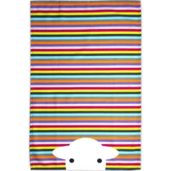 The Herdy Company Herdy Peep Stripe Cotton Tea Towel