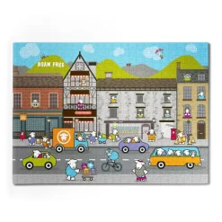 The Herdy Company Herdy Town Jigsaw Puzzle - 500 Piece Puzzle