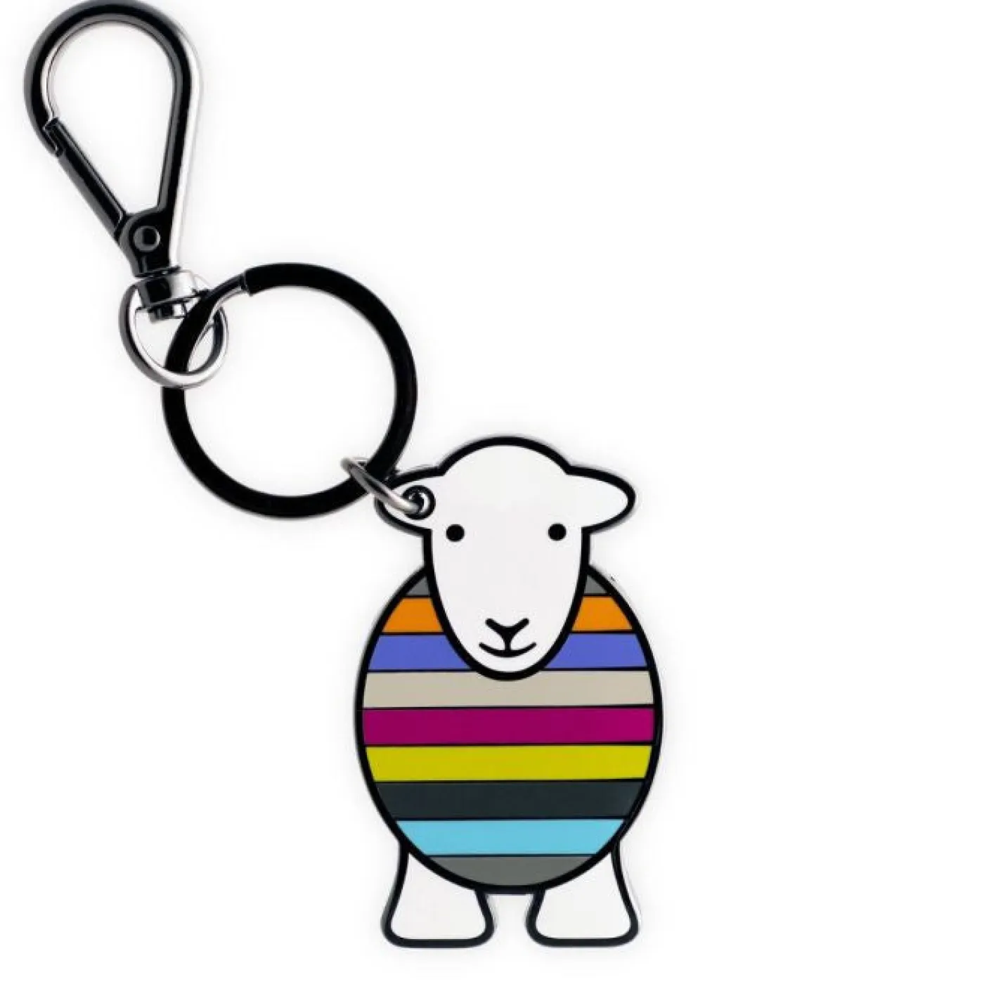 The Herdy Company Herdy Yan Enamel Stripe Key Chain