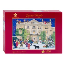 Alison Gardiner Highgrove House at Christmas Jigsaw Puzzle