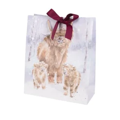 Wrendale Designs Highland Christmas Large Gift Bag
