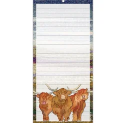 Emma Ball Highland Coos Lined Magnetic Pad