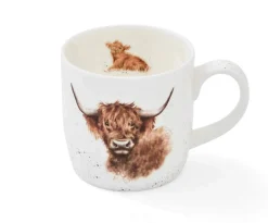 Wrendale Designs Highland Coo Small Bone China Mug (11oz)