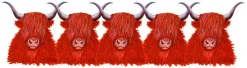 Moorland Pottery Highland Cow Mug by
