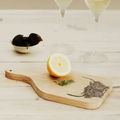 Selbrae Highland Cow Oak Hanging Paddle