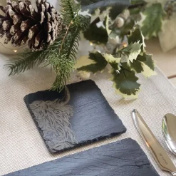 Selbrae Highland Cow Slate Coasters- Set of 4