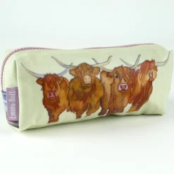 Emma Ball Highland Cows Pencil Case