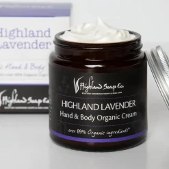 The Highland Soap Company Highland Lavender Hand & Body Organic Cream