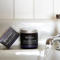 The Highland Soap Company Highland Lavender Hand & Body Organic Cream
