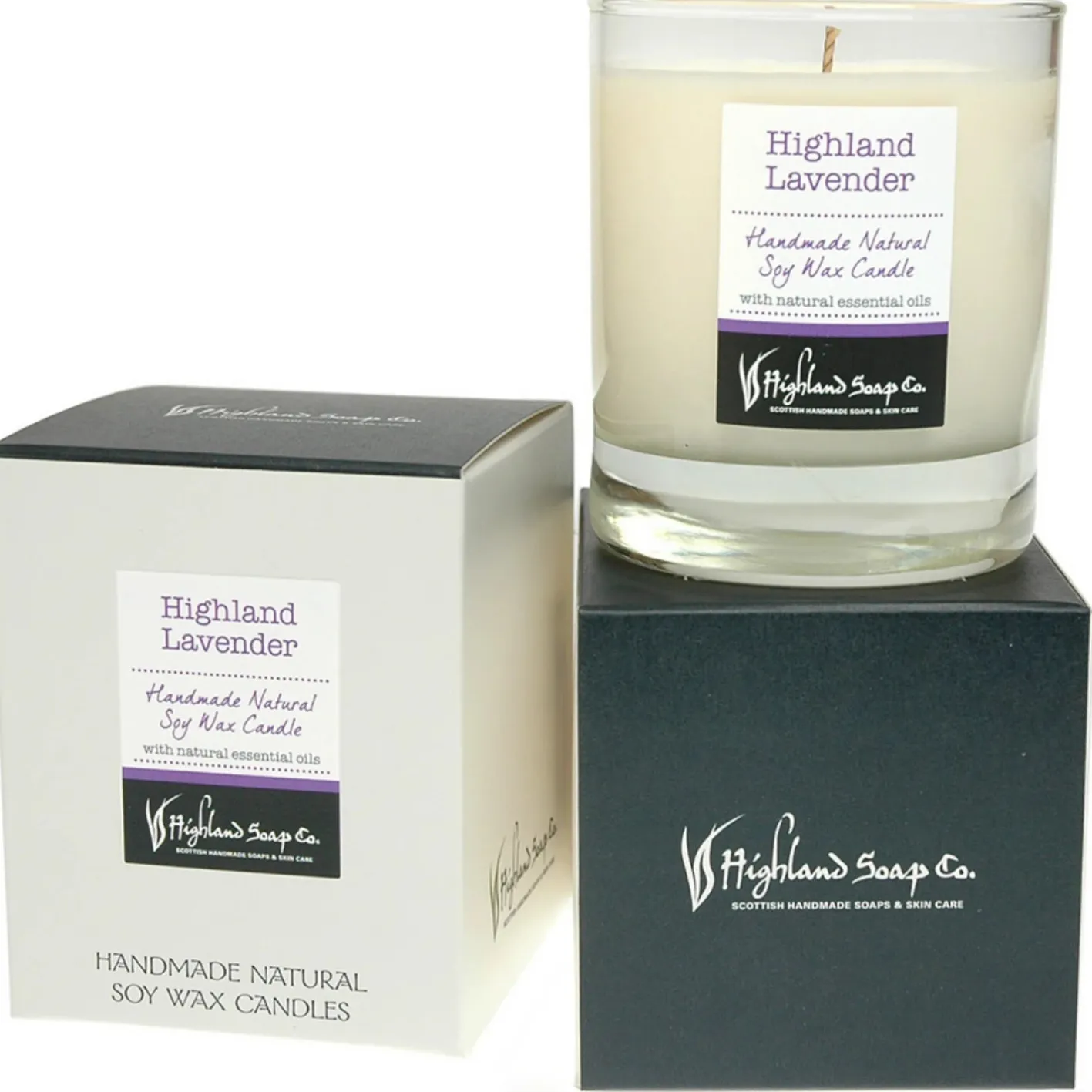 The Highland Soap Company Highland Lavender Natural Soy Wax Candle