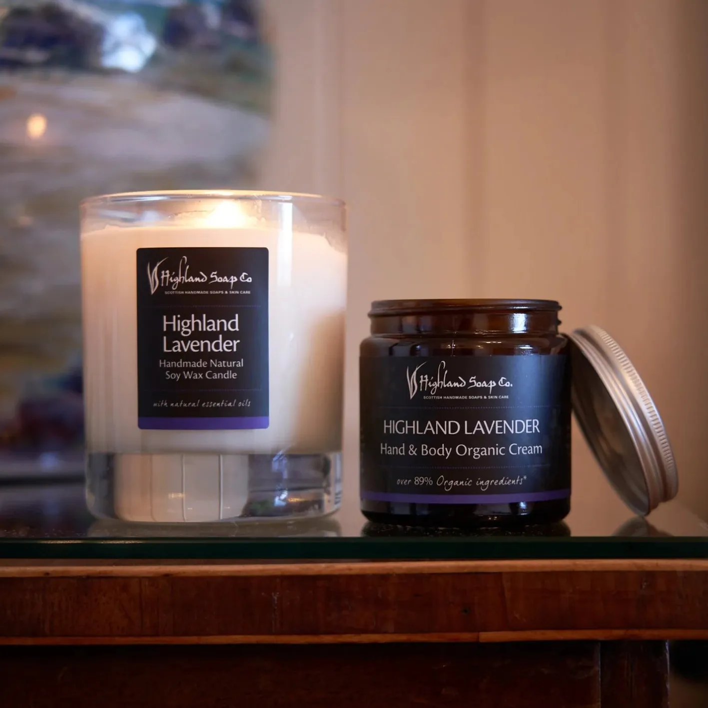 The Highland Soap Company Highland Lavender Natural Soy Wax Candle