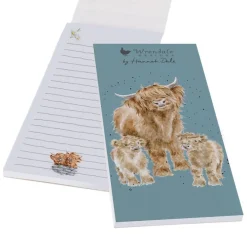 Wrendale Designs 'Highland Wishes' Cow Shopping List Pad
