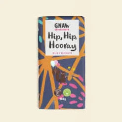 Gnaw Chocolate Hip Hip Hooray Milk Chocolate Bar