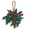 Amica Felt Holly Sprig Felt Decoration