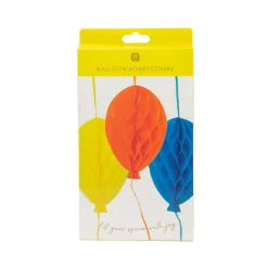 Talking Tables Honeycomb Balloons Party Decorations - 3 pack