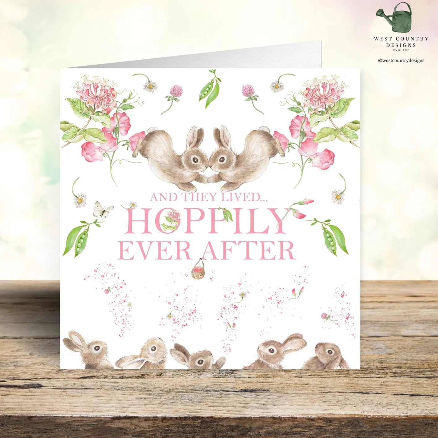West Country Designs 'Hoppily Ever After' Wedding Card