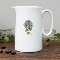 Toasted Crumpet Hydrangea Bone China Half Pint Jug