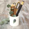 Toasted Crumpet Hydrangea Bone China Pot
